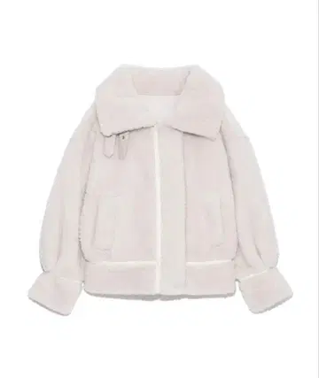 스나이델 리버서블 보아 봄버 자켓 아이보리