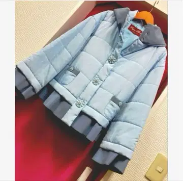 슈퍼 뷰티 비쥬 버튼 퀼팅 자켓