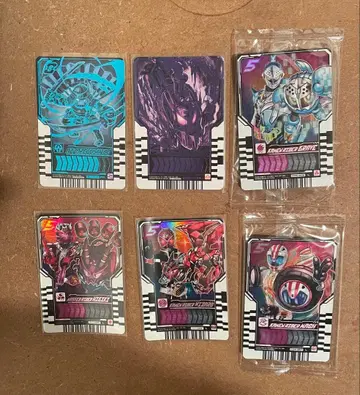 가면라이더 갓챠드 케미 카드 6장 세트