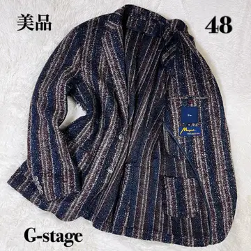 새상품급 G-stage Mapel 원단 트위드 테일러드 자켓 48