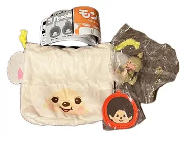 몽치치 마스코트 키체인 복조리 가죽 느낌 키링 가챠가챠