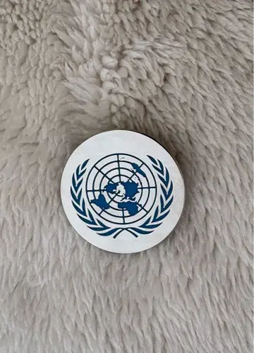 오사카 간사이 만박 EXPO2025 유엔 파빌리온 핀 배지