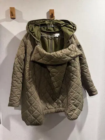 스위트마미 아기띠 퀼팅 자켓 후드 부착 마마 코트