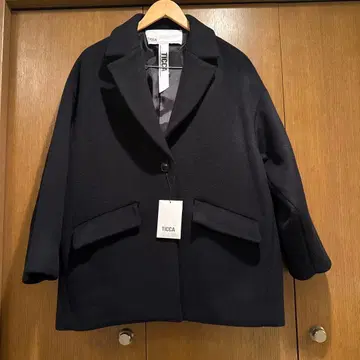 TICCA 울 자켓 블랙 미사용 택 포함