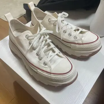 CONVERSE ALL STAR 통굽 화이트 스니커즈