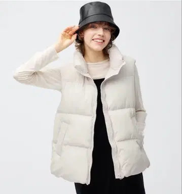 지유 GU 히트 패디드 오버 사이즈 베스트 택 포함 새상품