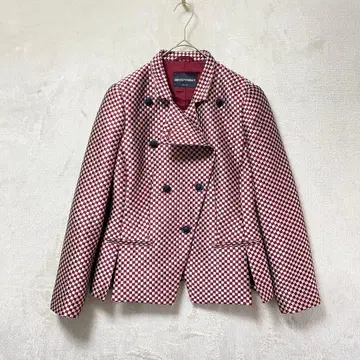 EMPORIO ARMANI/체크무늬/테일러드 자켓/이탈리아제/40