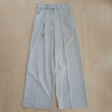 NOBLE TR 트윌 속기모 슬랙스 팬츠 베이지 36 [ 2024AW ]