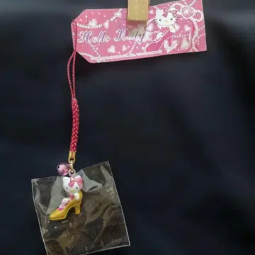 레어!! 헬로키티 지역 한정 키티 매달기 스트랩 핑키 하이힐