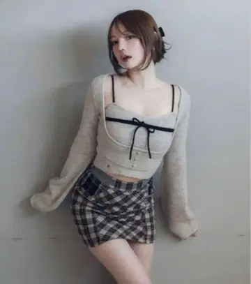 andmary Natalie ribbon set beige