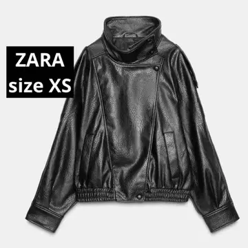[ ZARA ] 페이크 레더 자켓 XS