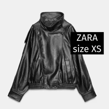 [ ZARA ] 페이크 레더 자켓 XS