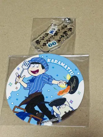 오소마츠 6쌍둥이 카라마츠 코스터 아크릴 참 세트