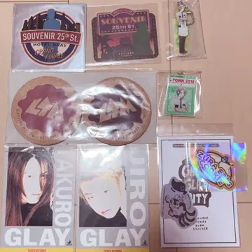 GLAY TAKURO, JIRO 관련 굿즈 묶음 판매