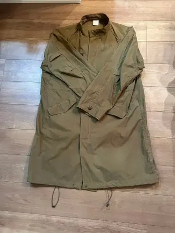 CIAO PANIC 밀리터리 롱 자켓 올리브 그린