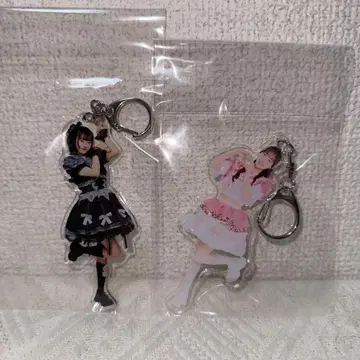 Pixel Ribbon 쿠로사키 모에 아크릴 키링 2종 세트