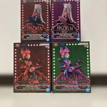 HAZBIN HOTEL Alastor 피규어 4개 세트