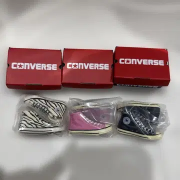 CONVERSE 스니커즈 가챠 3족 세트