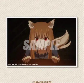 늑대와 향신료 제비뽑기당 호로 복권 vol.2 C상 C-4 아크릴 카드