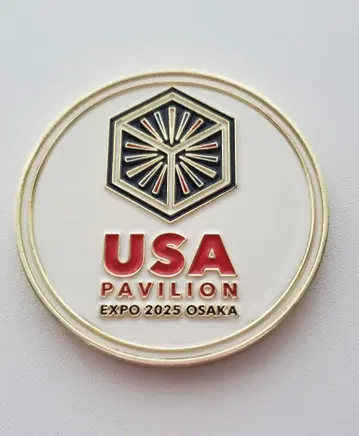 만박 미국관 메달 VIP 코인 핑 배지 미국 파빌리온