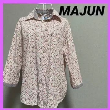 [ 새상품급 ] MAJUN 상의 마준 미니 꽃무늬