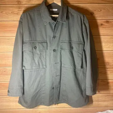 JOURNALSTANDARD 밀리터리 셔츠 자켓 헤링본 올리브 계열