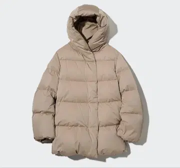 UNIQLO 파우더 필 다운 숏코트
