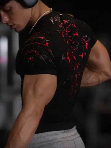 컴프레션 의류 머슬 셔츠 s size