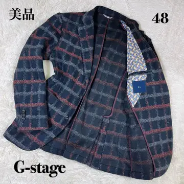 새상품급 G-stage 지스테이지 테일러드 자켓 트위드 사이즈 48