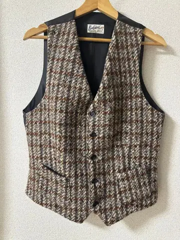 BEVILACQUA 체크 무늬 울 베스트