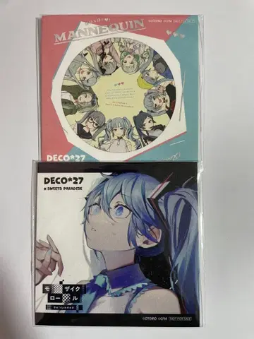 DECO*27 코스터 스이파라 모자이크롤 마네킹