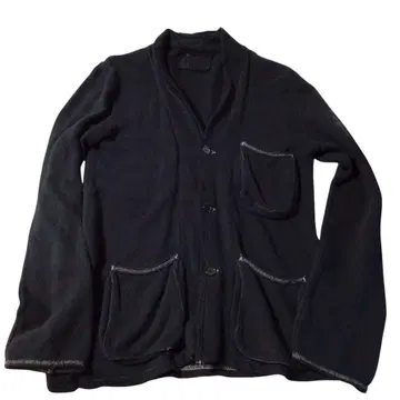 Y2K 데미지 가공 디자인 가디건 헤이세이 갸루 블랙 L 사이즈