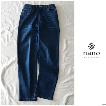 나노 유니버스 [세탁 가능] 스트레치 빈티지 워시 가공 데님