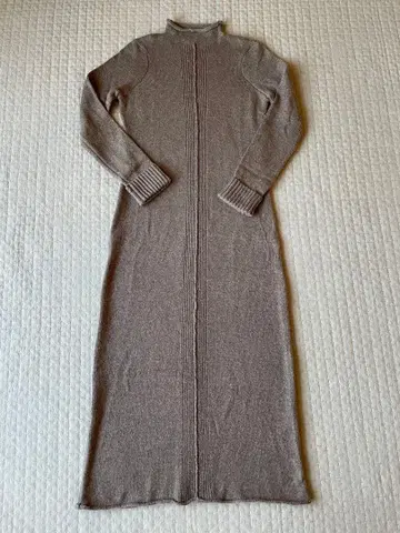 todayful 니트 터틀넥 롱 원피스