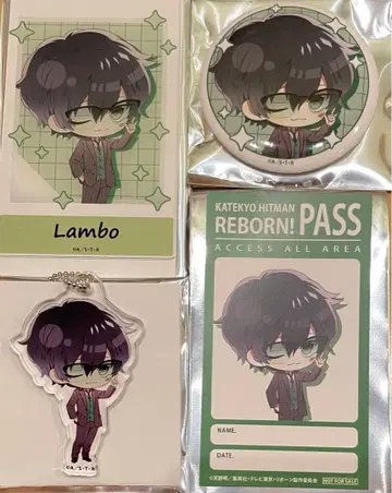 란보 아크릴 키링 아크릴 카드 캔뱃지 특전 REBORN