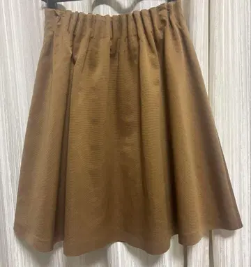 URBAN RESEARCH ROSSO 브라운 플레어 스커트 38