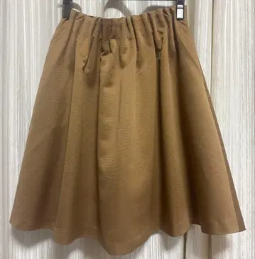 URBAN RESEARCH ROSSO 브라운 플레어 스커트 38