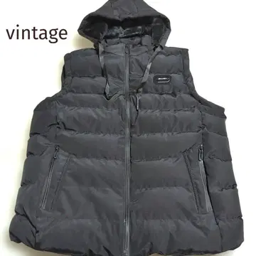 431 빈티지 vintage 4XL 다운 베스트 후드 탈부착 가능