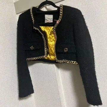 HYSTERIC GLAMOUR 블랙 숏 자켓