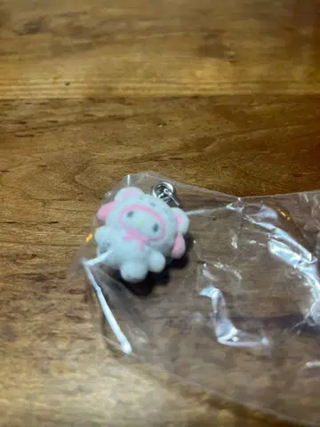 마이멜로디 참 화이트 핑크 메지루시 액세서리