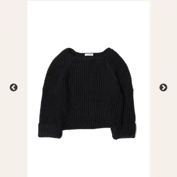 pinue 와플 니트 ( BLACK )