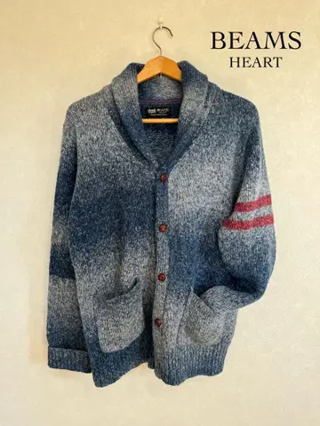 BEAMS HEART | 빔즈 니트 가디건 롱 겉옷