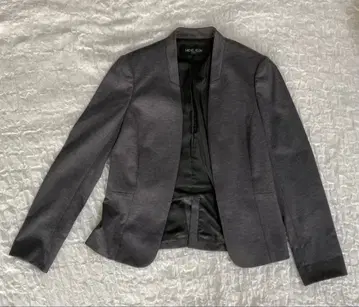 MICHEL KLEIN PAR IS 노카라 자켓 그레이