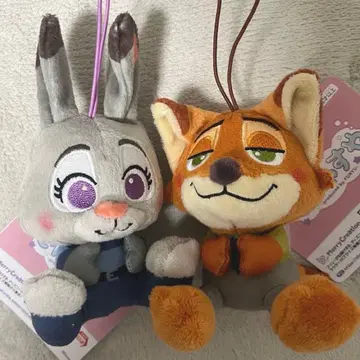 라운드원 무냐스야 마스코트 주토피아 주디 닉 2세트