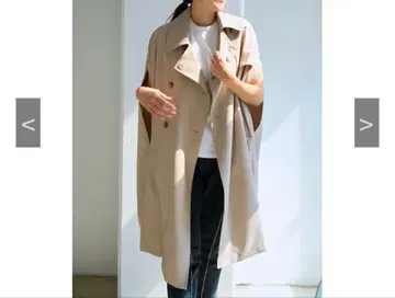 새상품 Priority 그레이 판초형 트렌치 28,600엔