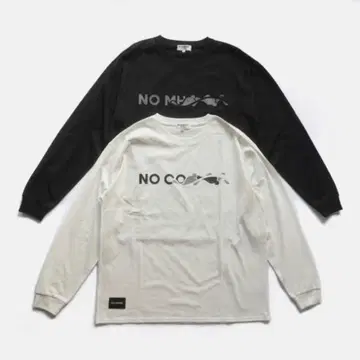 NO COFFEE x MHAK 콜라보 긴팔 T셔츠 M 사이즈 화이트