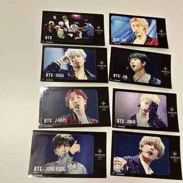 BTS 스티커 카드 세트 8장