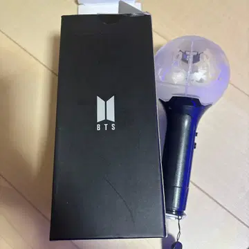 BTS 응원봉 투명 블랙