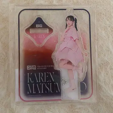 FRUITSZIPPER 마츠모토 카렌 아크릴 스탠드 레이스업 의상