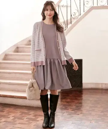 미사용 애니시스 노블 레이디 롱 부츠